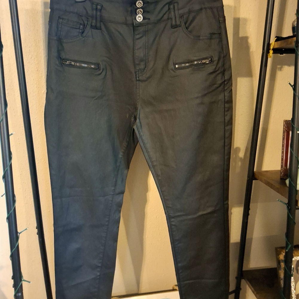 Women's Faux Leather Pants